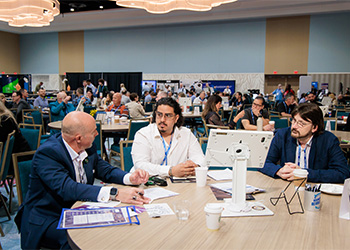 Roundtable discussion overhead view